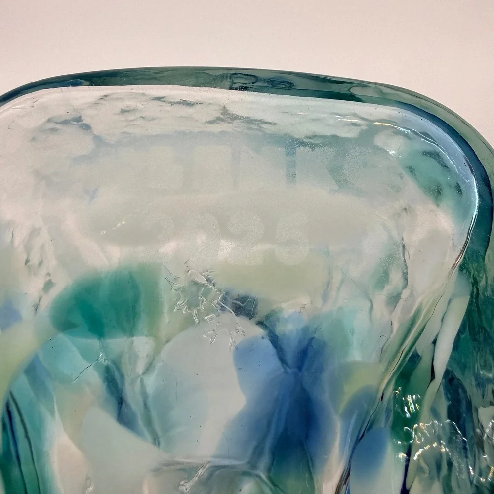 Blenko Helios Uranus Water Bottle 384 Special Edition 1st Edition